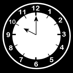 clock / 10 'o clock